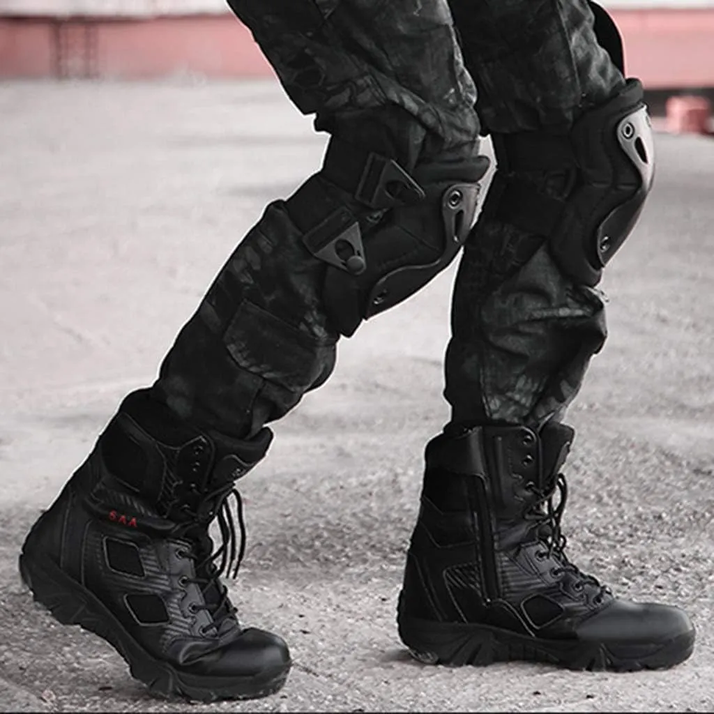 Wygwlg Mens Army Tactical Military Boots Durable Recon Special Forces Boot Non-slip Desert Jungle Action Combat Boots