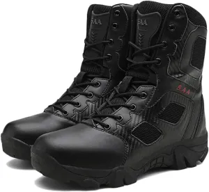 Wygwlg Mens Army Tactical Military Boots Durable Recon Special Forces Boot Non-slip Desert Jungle Action Combat Boots
